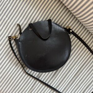 Clare V Black Crossbody Bag with Minimalist Design